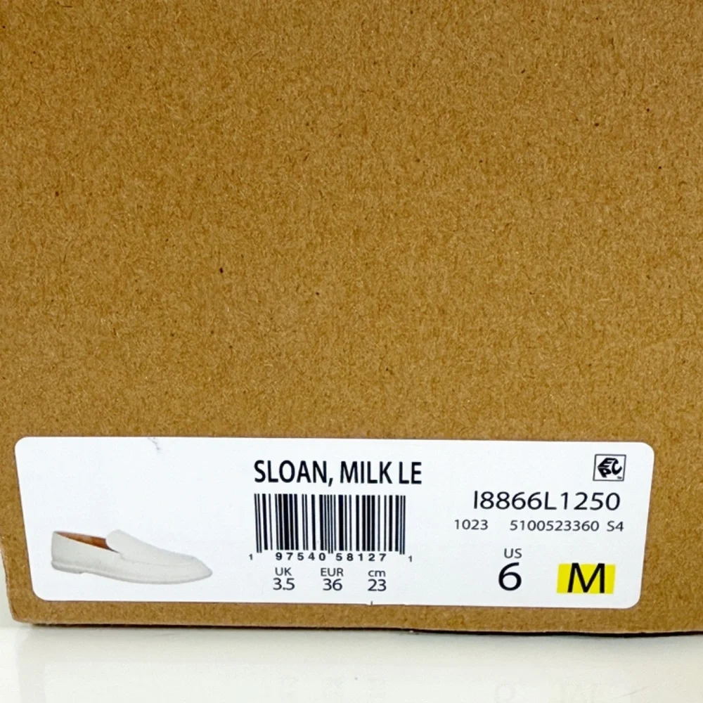 Vince Sloan Leather Loafers - Milk White Leather - Picture 13 of 13